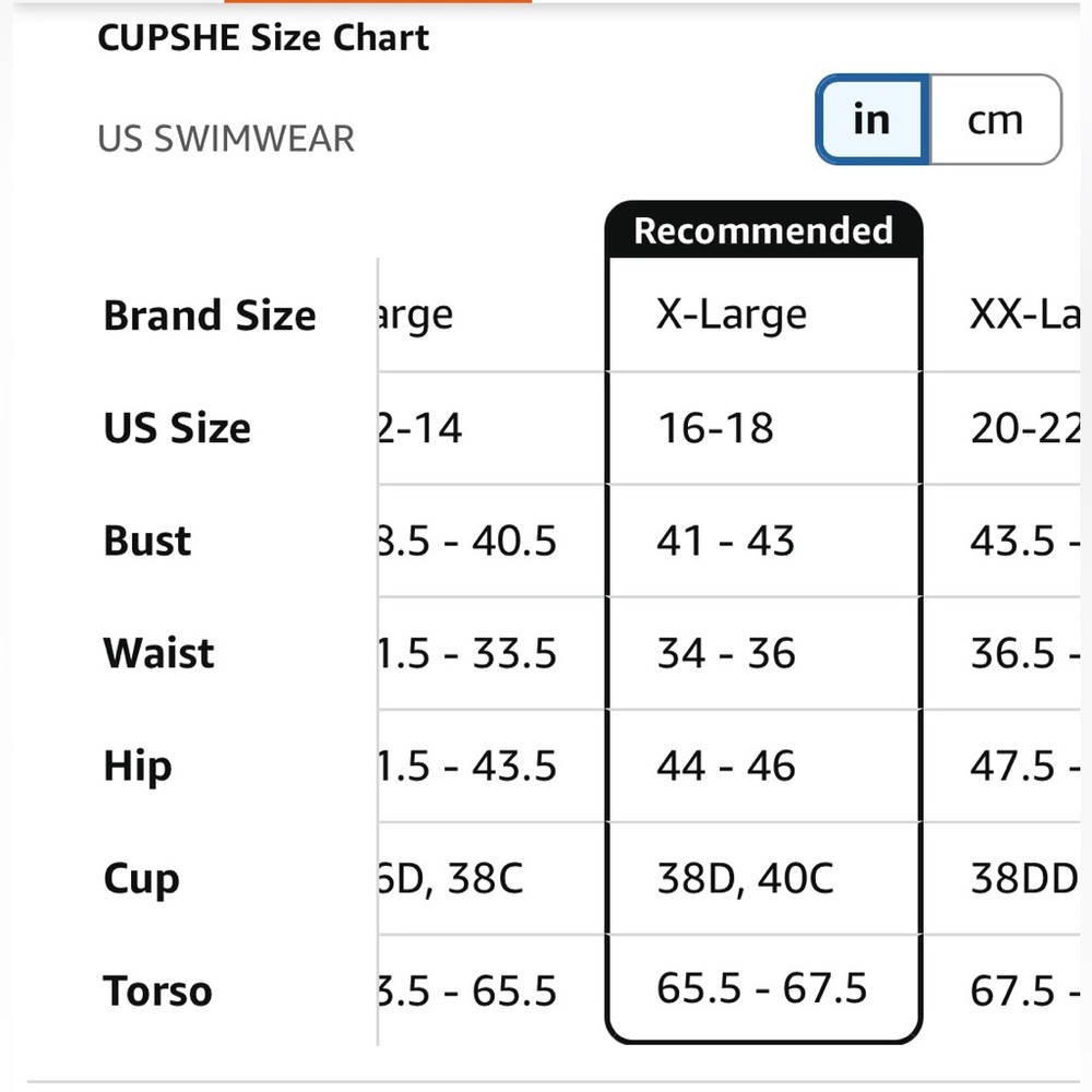 CUPSHE Women's One Piece Swimsuit Tummy Control V Neck Bathing Suit F24 - Picture 6 of 10